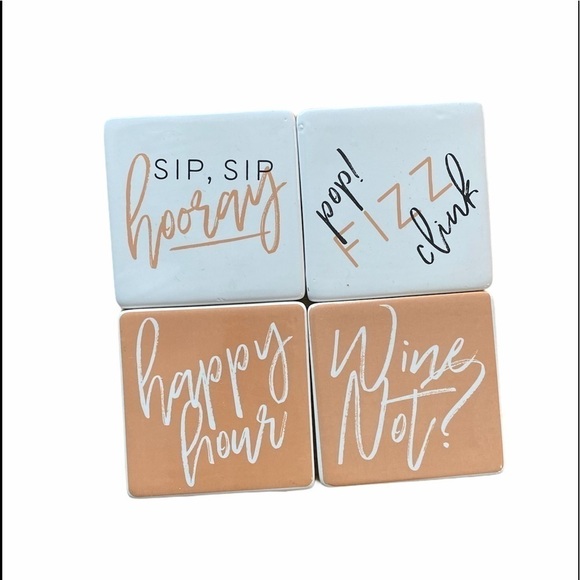 Happy Hour Beverage Coasters - Picture 1 of 6